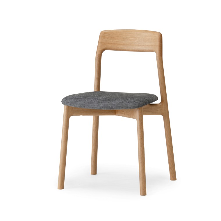 KORENTO Dining Side Chair (Upholstered Seat)