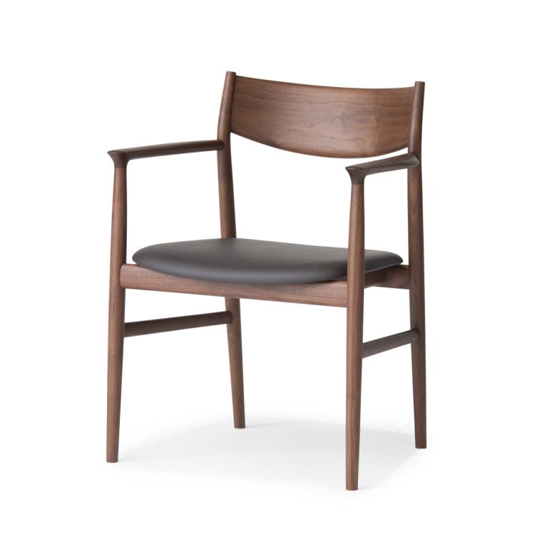 KAMUY Dining Armchair (Upholstered Seat)