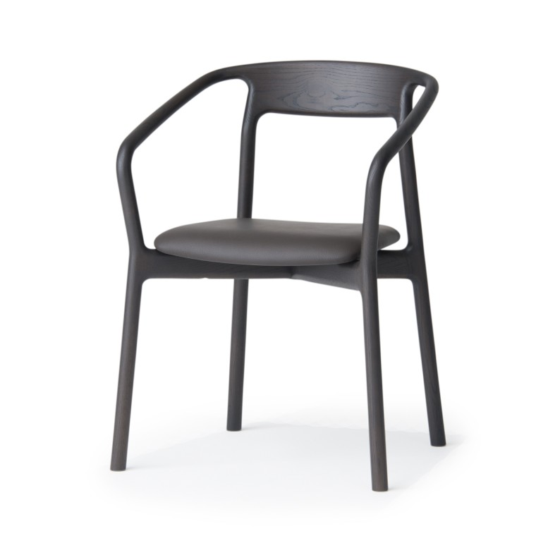 KORENTO Dining Armchair (Upholstered Seat)